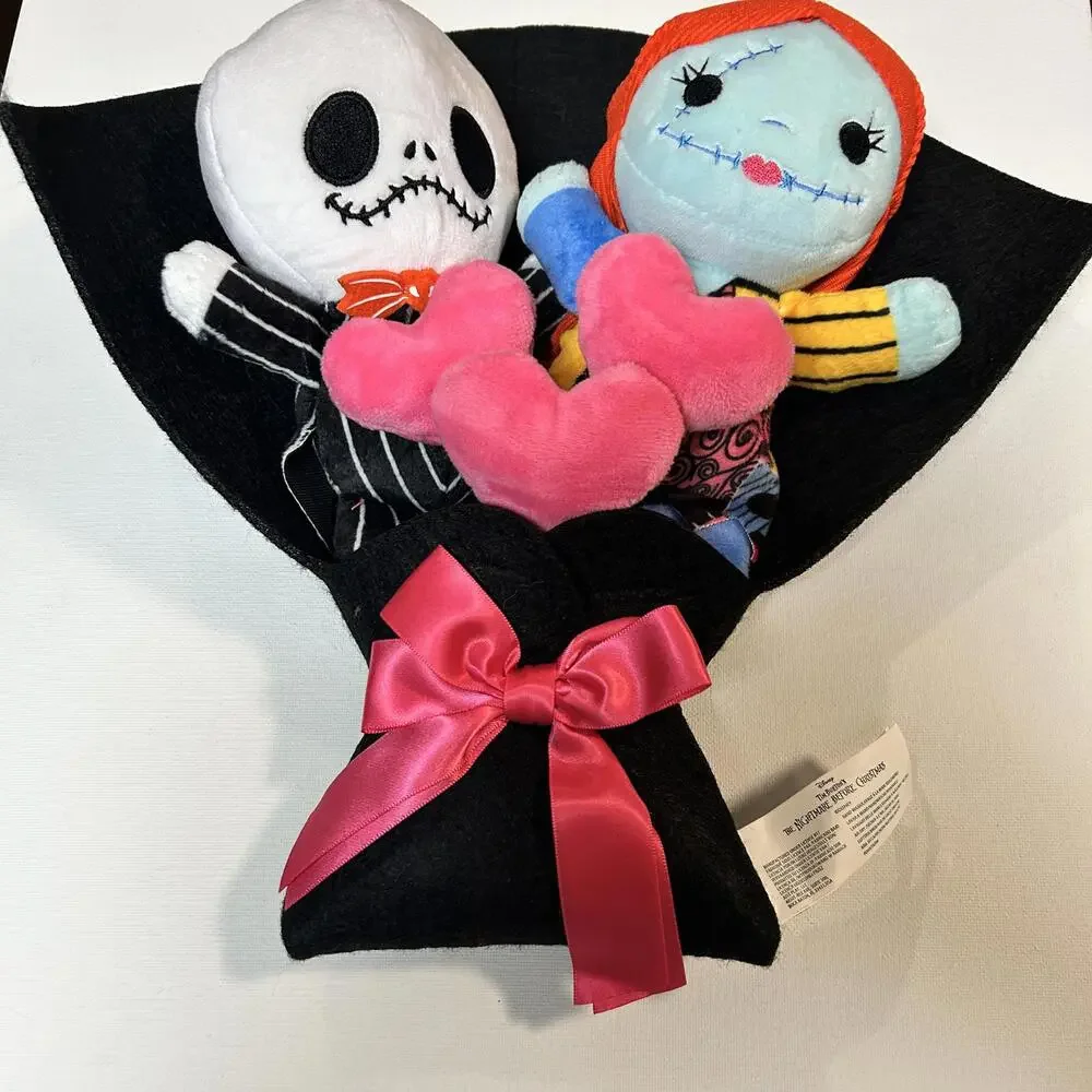 Disney The Nightmare Before Christmas Jack and‎ Sally Plush Bouquet